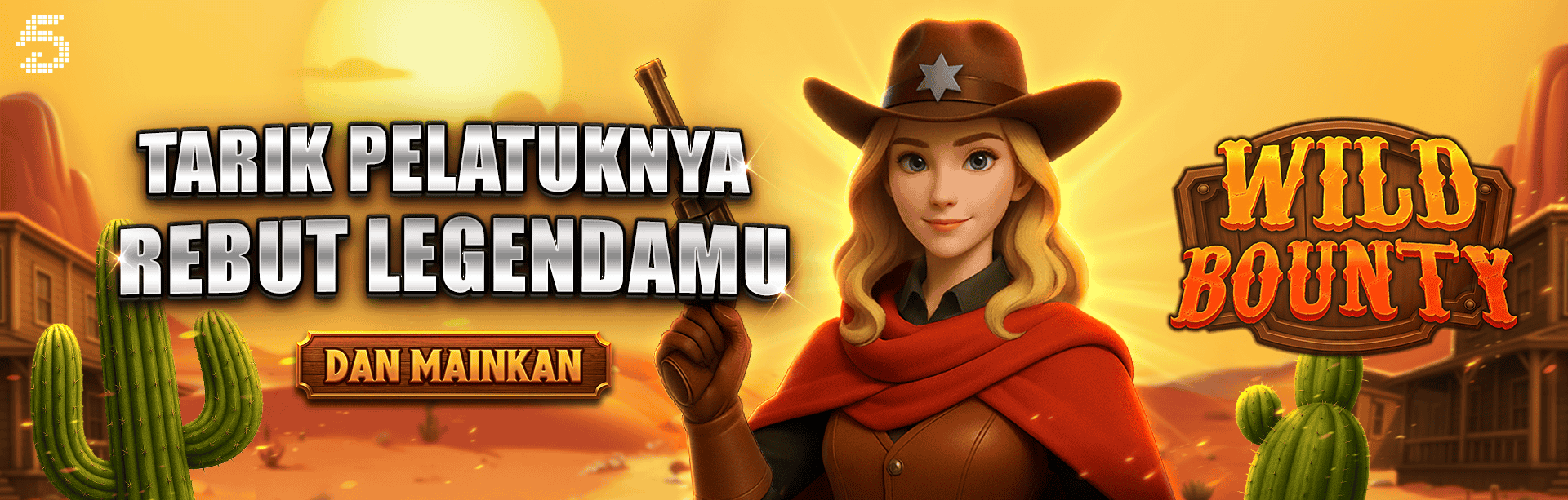 5GG - WILD BOUNTY GAME PROMO BANNER