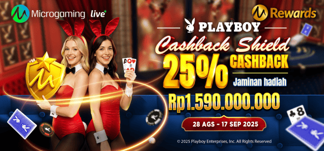 MG LIVE - PLAYBOY CASHBACK SHIELD