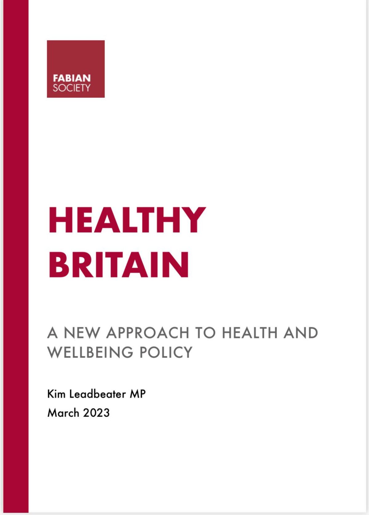 My Healthy Britain Report 